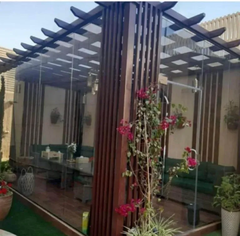 اجمل برجولات وتنسيق حدائق في شمال بريده