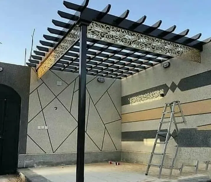 اجمل برجولات وتنسيق حدائق في شمال بريده