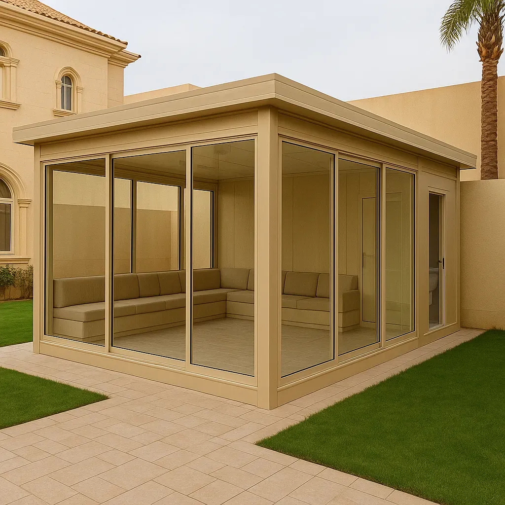 بناءمجالس خارجية سندوتش بنل بالقصيم: دليل التصميم، التكلفة