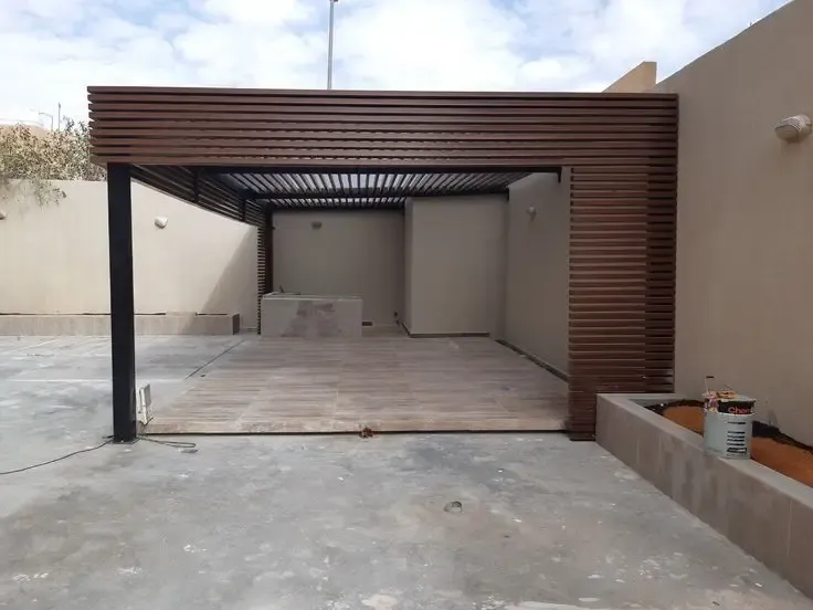 واجهات بديل ومظلات بديل خشب مودرن في القصيم:دليل التصاميم العصرية والأسعار والمميزه